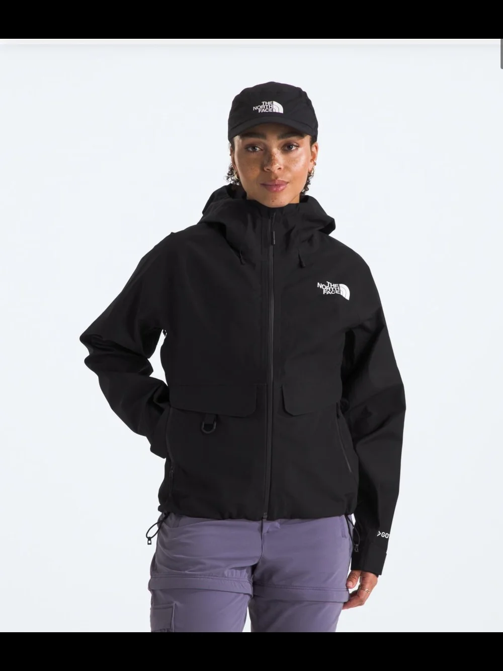 The North Face Black Waterproof Hooded Shell Jacket